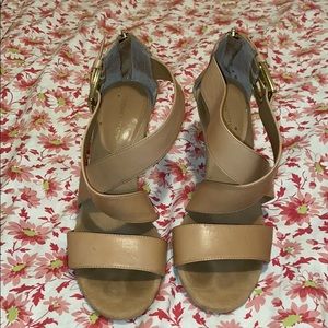 Fun Tan Leather High Heels